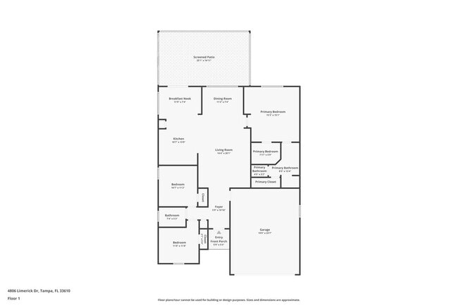 4806 Limerick Dr in Tampa, FL - Foto de edificio - Building Photo