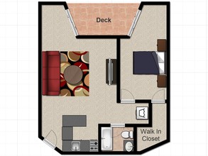 Deer Park Apartments in San Rafael, CA - Building Photo - Floor Plan