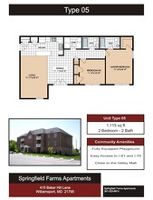 Springfield Farms Apartments in Williamsport, MD - Building Photo - Floor Plan