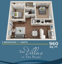 Villas at the Palms in Baytown, TX - Building Photo - Floor Plan