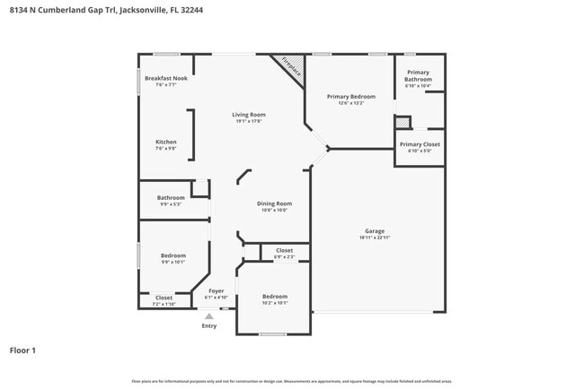 8134 Cumberland Gap Trail N in Jacksonville, FL - Foto de edificio - Building Photo