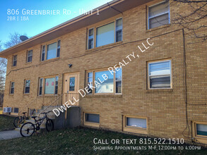 806 Greenbrier Rd in Dekalb, IL - Building Photo - Building Photo