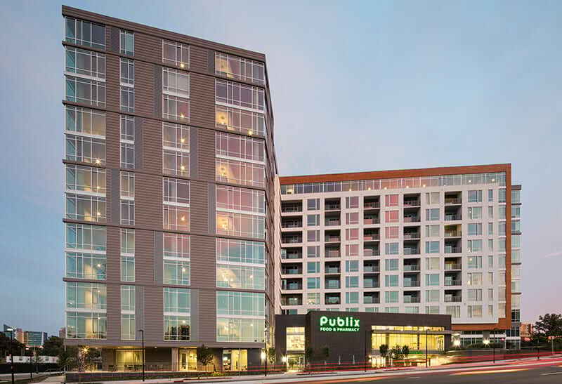 Cortland Glenwood South in Raleigh, NC - Foto de edificio