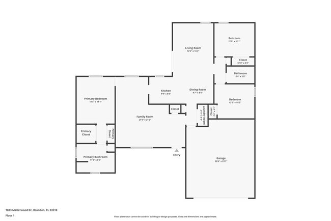 1023 Malletwood Dr in Brandon, FL - Building Photo - Building Photo