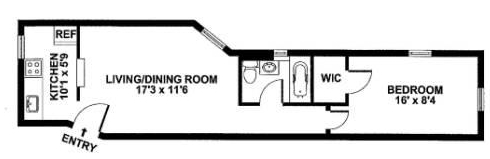 415 W 46th St in New York, NY - Building Photo - Floor Plan