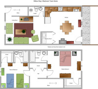 Willow Way Apartments in Rome, GA - Foto de edificio - Floor Plan