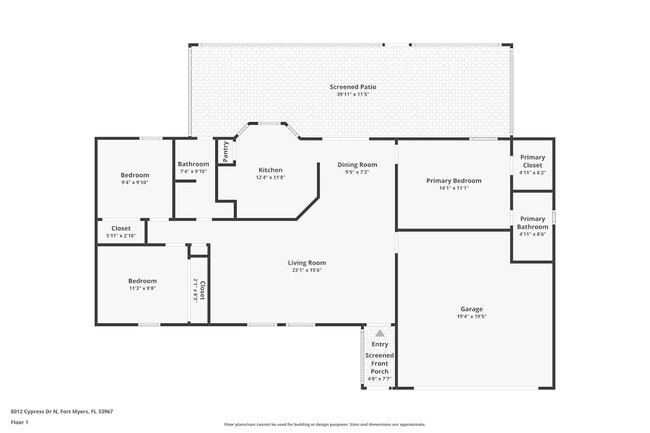 8012 Cypress Dr N in Ft. Myers, FL - Foto de edificio - Building Photo