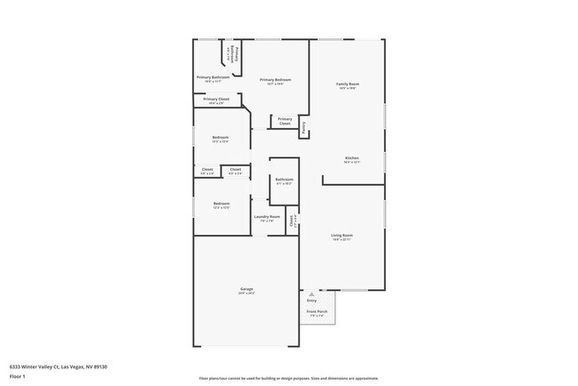 6333 Winter Valley Ct in Las Vegas, NV - Foto de edificio - Building Photo