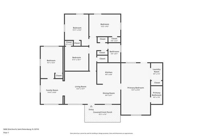 5608 32nd Ave N in St. Petersburg, FL - Foto de edificio - Building Photo