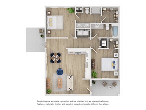 Hamlet Falling Creek in Midlothian, VA - Foto de edificio - Floor Plan