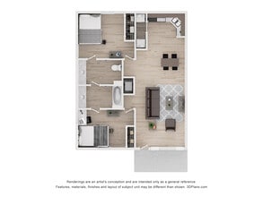 Maison Burbank in Baton Rouge, LA - Foto de edificio - Floor Plan