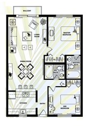 Acqua at Daytona Beach in Daytona Beach, FL - Foto de edificio - Floor Plan