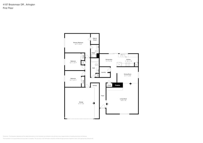 4107 Brookmoor Dr in Arlington, TX - Building Photo - Building Photo