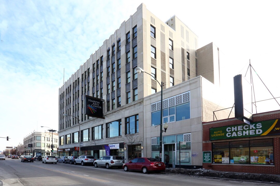 Hairpin Lofts in Chicago, IL - Foto de edificio