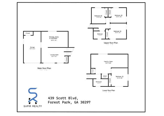 property at 439 Scott Blvd