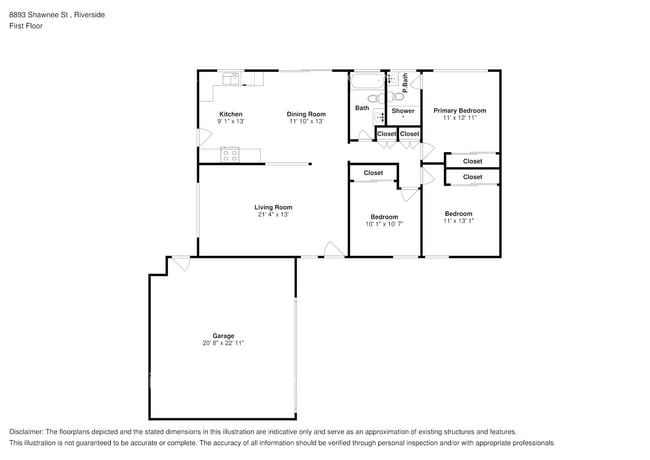 property at 8893 Shawnee Ave