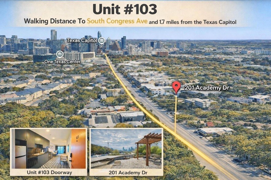 201 Academy Dr, Unit 103 in Austin, TX - Building Photo