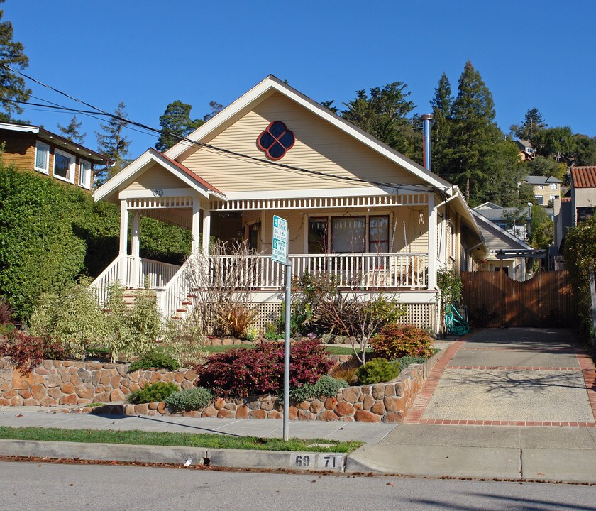 71 Sunnyside Ave in Mill Valley, CA - Building Photo