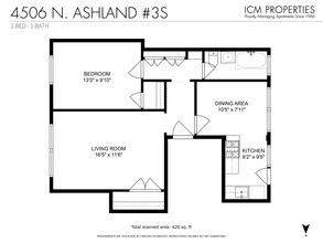 4506 N Ashland Ave, Unit 3S in Chicago, IL - Foto de edificio - Building Photo