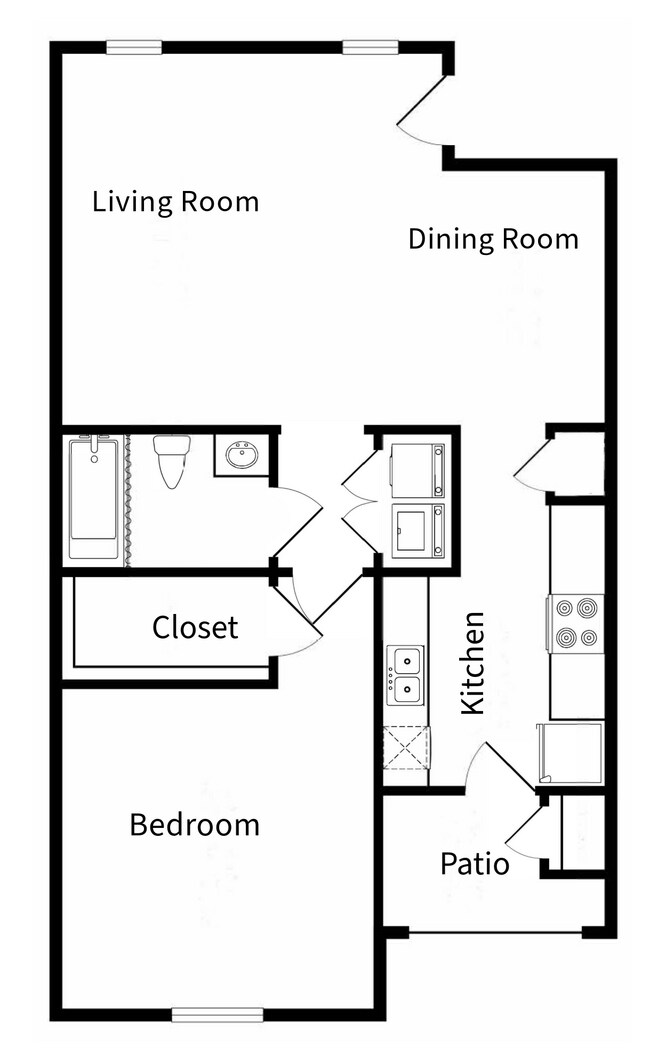 Townlake Apartments in Granbury, TX - Building Photo - Floor Plan