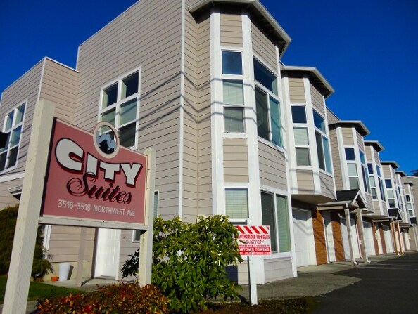 City Suites Apartments in Bellingham, WA - Building Photo