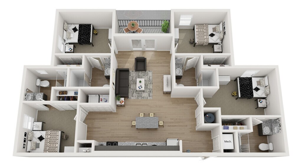 The Preserve at Tech Apartments in Ruston, LA