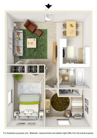 Van-El Apartments in Indianola, IA - Building Photo - Floor Plan