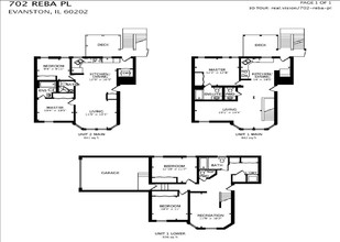 702 Reba Pl in Evanston, IL - Building Photo - Floor Plan