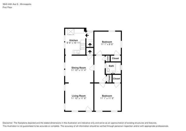 3840 44th Ave S in Minneapolis, MN - Foto de edificio - Building Photo