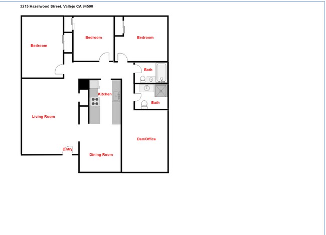 3215 Hazelwood St in Vallejo, CA - Building Photo - Building Photo