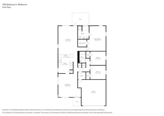 1093 Bainbury Ln in Melbourne, FL - Building Photo - Building Photo