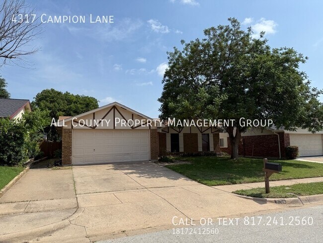 4317 Campion Ln in Fort Worth, TX - Building Photo - Building Photo