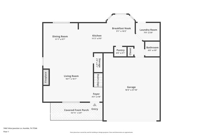 7406 Telico Jct Ln in Humble, TX - Foto de edificio - Building Photo