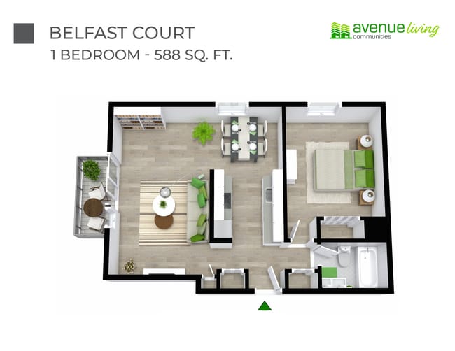Belfast Court in Medicine Hat, AB - Building Photo - Floor Plan