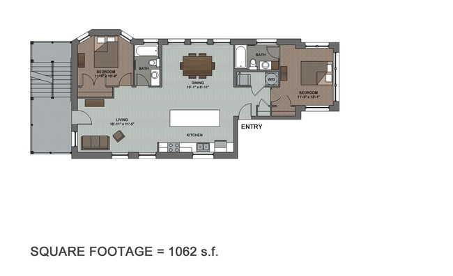 6625 Washington Ave in St. Louis, MO - Foto de edificio - Floor Plan