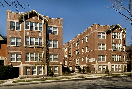 Blackstone Court in Chicago, IL - Foto de edificio