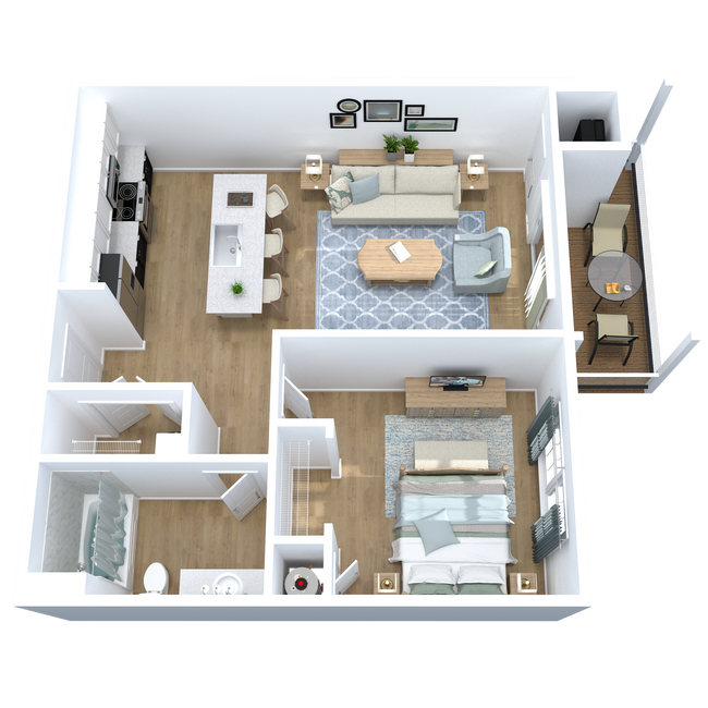 Lake District Flats in Ludington, MI - Building Photo - Floor Plan