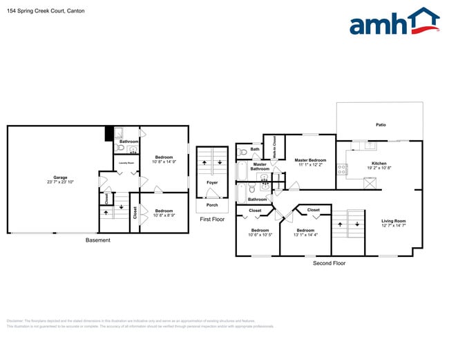 154 Spring Creek Ct in Canton, GA - Foto de edificio - Building Photo