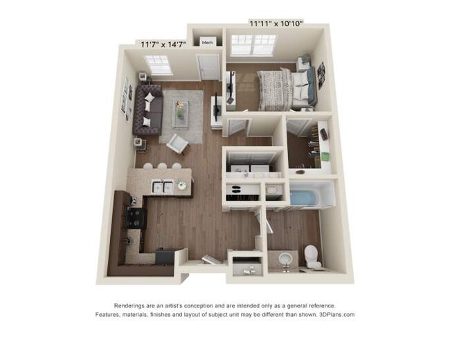 RiverWorks Lofts in Dayton, OH - Foto de edificio - Floor Plan