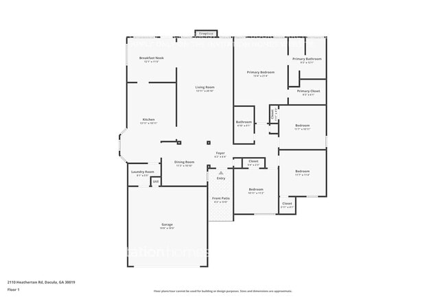 2110 Heatherton Rd in Dacula, GA - Foto de edificio - Building Photo