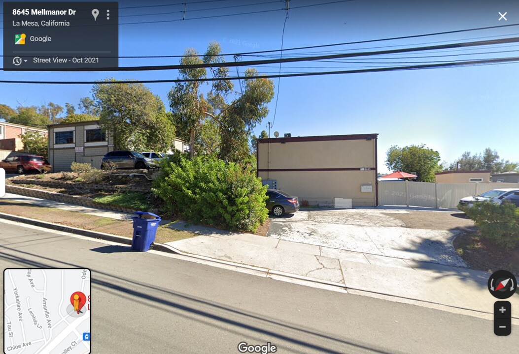 8645 Mellmanor Drive in La Mesa, CA - Building Photo