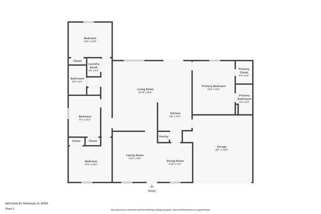 643 Crane Dr in Kissimmee, FL - Foto de edificio - Building Photo