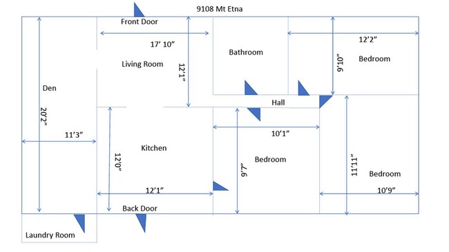 9108 Mt Etna Dr in El Paso, TX - Foto de edificio - Building Photo