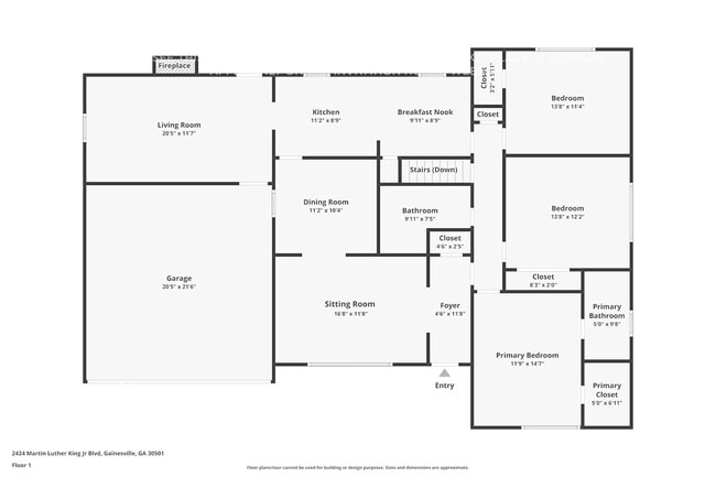 2424 M.L.K. Jr Blvd in Gainesville, GA - Foto de edificio - Building Photo