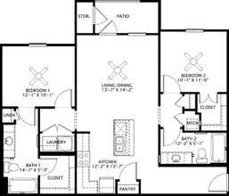 Pioneer Crossing Diboll in Diboll, TX - Foto de edificio - Floor Plan