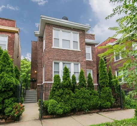 3345 W Cullom Ave, Unit Garden Unit in Chicago, IL - Building Photo