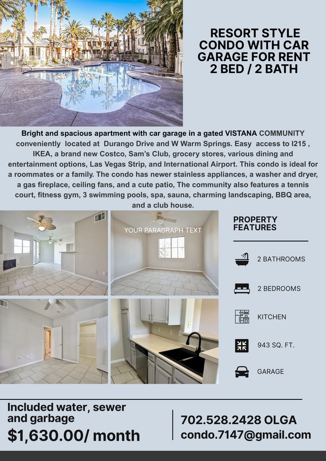 7147 S Durango Dr, Unit 209