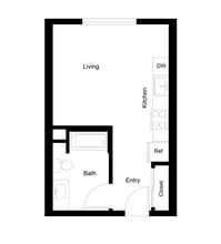 The Millton in Redwood City, CA - Building Photo - Floor Plan