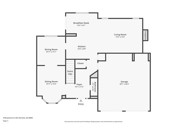3755 Jasmine Ln SW in Marietta, GA - Foto de edificio - Building Photo