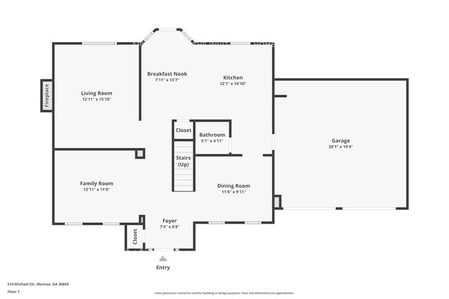 514 Michael Cir in Monroe, GA - Foto de edificio - Building Photo